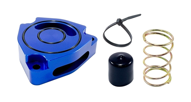 Torque Solution Blow Off BOV Sound Plate (Blue) 11+ Hyundai Veloster Turbo.
