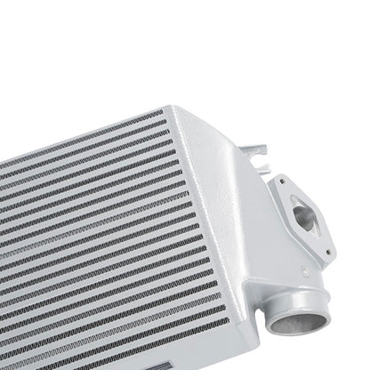 Mishimoto 08-14 Subaru WRX Top-Mount Intercooler Kit - Powder Coated Silver & Black Hoses.
