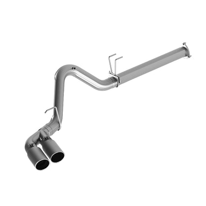 MBRP 2015 Ford F250/350/450 6.7L 4in Filter Back Dual Single Side Exit 5in Tips T409 Exhaust.