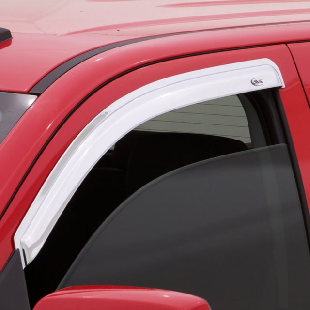 AVS 94-01 Dodge RAM 1500 (Excl. Towing Mirror) Outside Mount Front Window Ventvisor 2pc - Chrome.