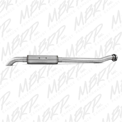 MBRP 11-12 Ford F-150 SVT Raptor 6.2L EC-SB/CC-SB 3.5in Cat Back Single Turn Down Alum Exhaust.