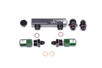Radium Engineering Bosch Pumps 4 Port Manifold Reuses Check Valves - Universal.