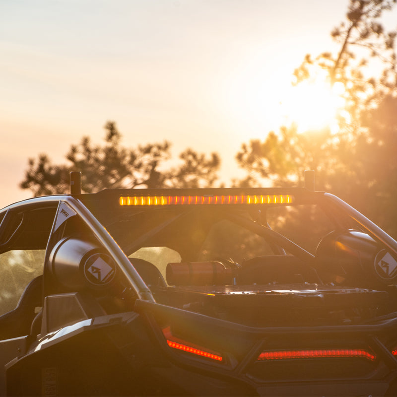 Rigid Industries 28in Chase Light Bar Universal - Rear Facing 27 Mode 5 Color LED Light Bar.