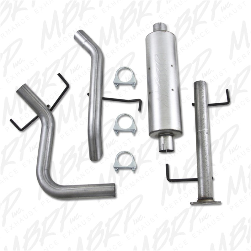 MBRP 2007-2009 Toyota FJ 4.0L V6 Cat Back Single Rear Exit Off-Road Tail No tip.
