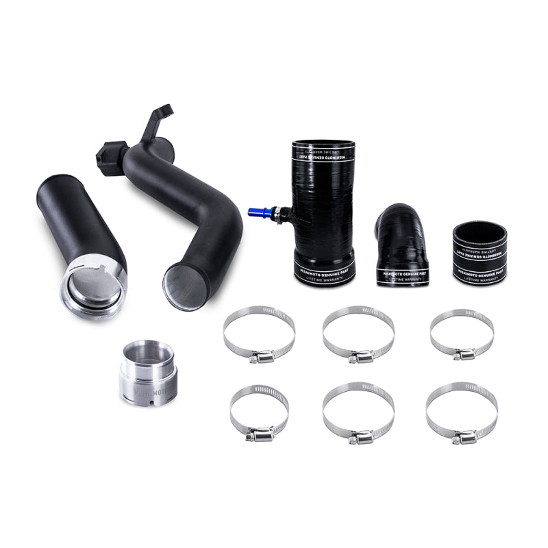 Mishimoto 2019+ Ford Ranger 2.3L Intercooler Pipe & Boot Kit - Micro-Wrinkle Black.