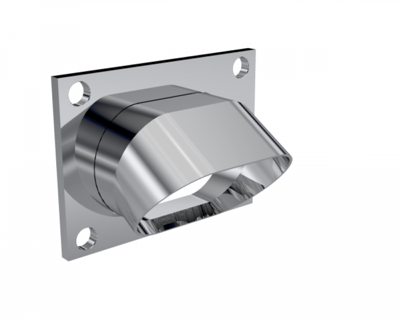 QTP Bolt-On QTEC Low Profile Oval Turn Down.