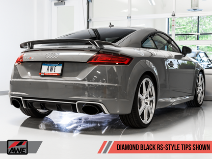 AWE Tuning SwitchPath Catback Exhaust - Diamond Black Tips | 3025-33032