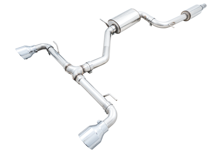 AWE Tuning Touring Catback Exhaust - Chrome Tips | 3015-32658