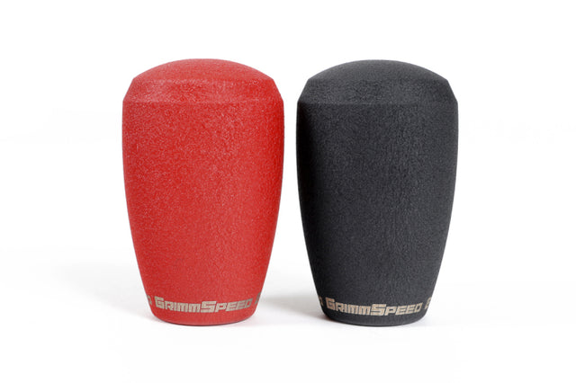 GrimmSpeed Shift Knob Stainless Steel - Subaru 5 Speed and 6 Speed Manual Transmission - Red.