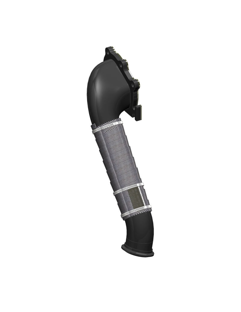 MBRP 01-04 Chev/GMC 6.6L Duramax 3in Black Turbo Down Pipe.