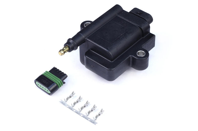 Haltech High Output IGN-1A Inductive Coil w/Built-In Ignitor (Incl Plug & Pins).