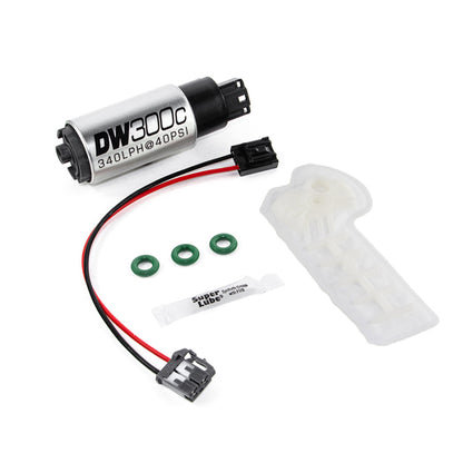 DeatschWerks 340lph DW300C Compact Fuel Pump w/ 12+ Scion FR-S/BRZ / 15 WRX Set Up Kit.