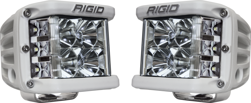 Rigid Industries D-SS - Flood - Set of 2 - White Housing.