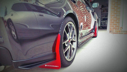 Rally Armor 15+ Subaru WRX & STi Sedan Only UR Black Mud Flap w/ Grey Logo.