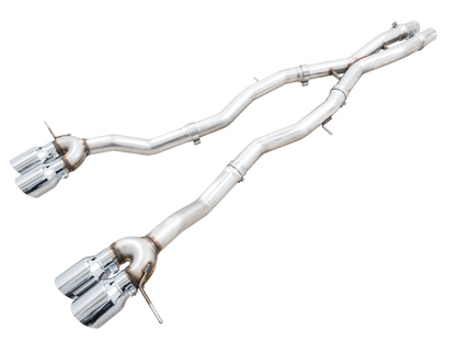 AWE Track Edition Catback Exhaust - Chrome Silver Tips | 3020-43482