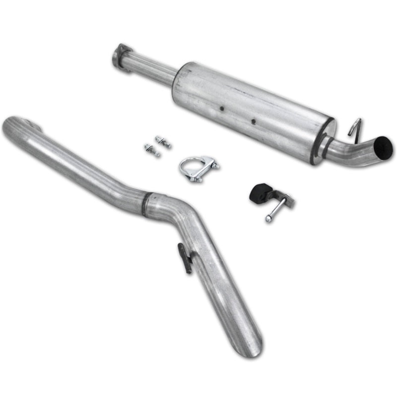 MBRP 04-06 Jeep Wrangler (TJ) Unlimited 4 0L I-6 Cat Back Single Aluminized Exhaust.