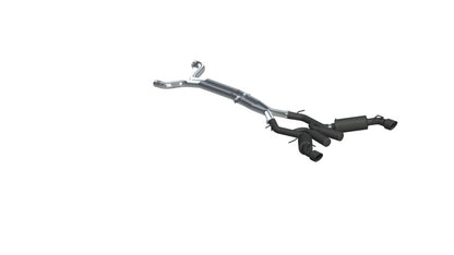 MBRP 16-19 Chevrolet Camaro SS 6 Speed 3in Dual Cat Back w/ 4.5in OD Tips - Black (Non NPP Models).