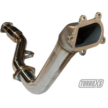 Turbo XS 08-12 WRX-STi / 05-09 LGT Catted Downpipe.