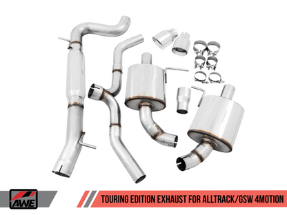 AWE Tuning Touring Catback Exhaust - Polished Tips | 3015-32098