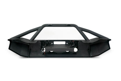 DV8 Offroad 07-18 Jeep Wrangler JK/JL FS-8 Mid Length Steel Front Bumper w/ LED Lights