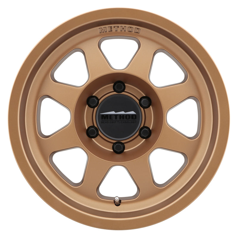 Method MR701 17x8.5 0mm Offset 6x5.5 106.25mm CB Method Bronze Wheel.
