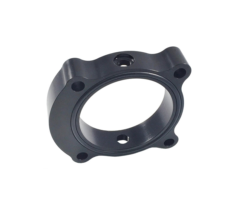 Torque Solution Throttle Body Spacer 2013+ Hyundai Genesis Coupe 2.0T  - Black.