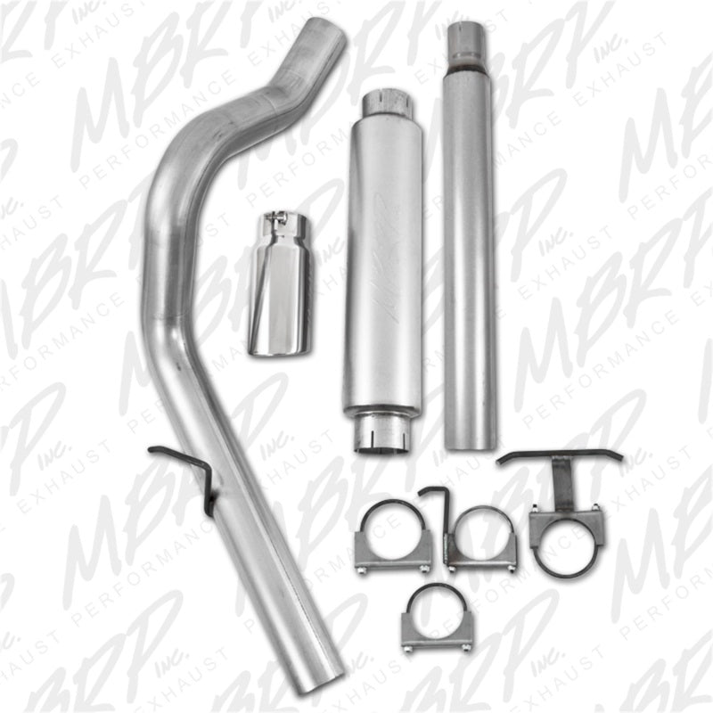 MBRP 1999-2004 Ford F-250/350 V-10 Cat Back 4 Single Side.