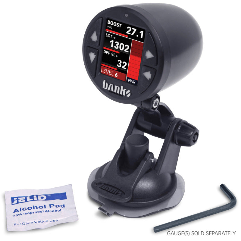 Banks Power 52mm Single Gauge Pod Kit w/ Sticky Base.