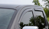 AVS 05-11 Dodge Dakota Quad Cab Ventvisor In-Channel Front & Rear Window Deflectors 4pc - Smoke.