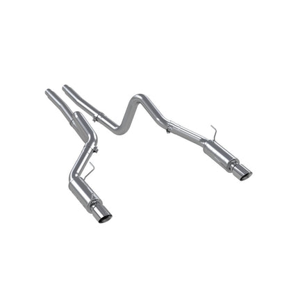 MBRP 05-09 Ford Mustang GT 4.6L Dual Split Rear Race Version AL/ 3in Cat Back Exhaust System.