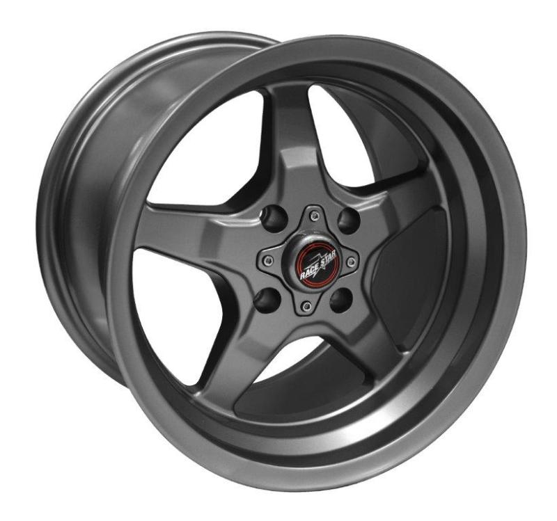 Race Star 91 Drag Star 15x10.00 4x108bc 6.50bs Direct Drill Met Gry Wheel.