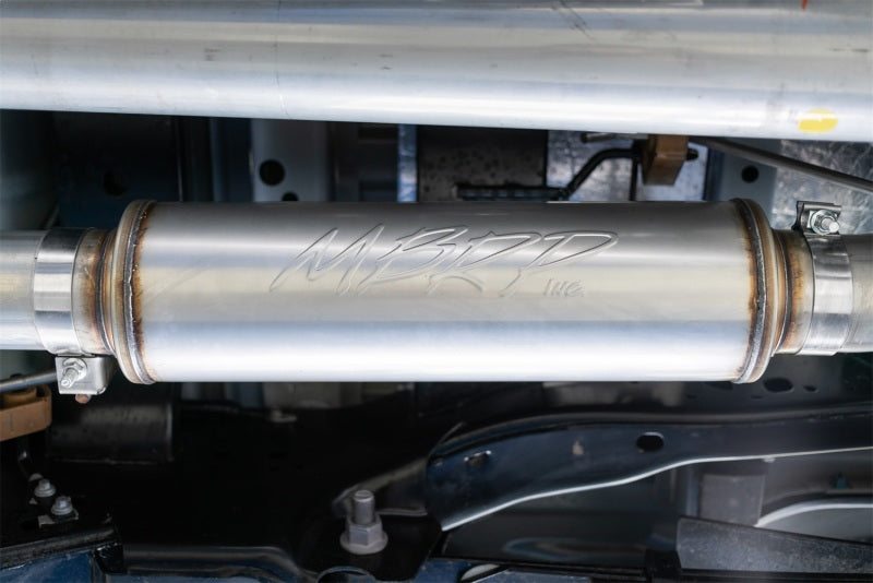 MBRP 2017+ Ford F-250/F-350 6.2L/7.3L Super/Crew Cab Single Side 4in T304 Catback Exhaust.