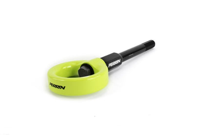 Perrin 02-07 Subaru WRX/STI Tow Hook Kit (Front) - Neon Yellow.