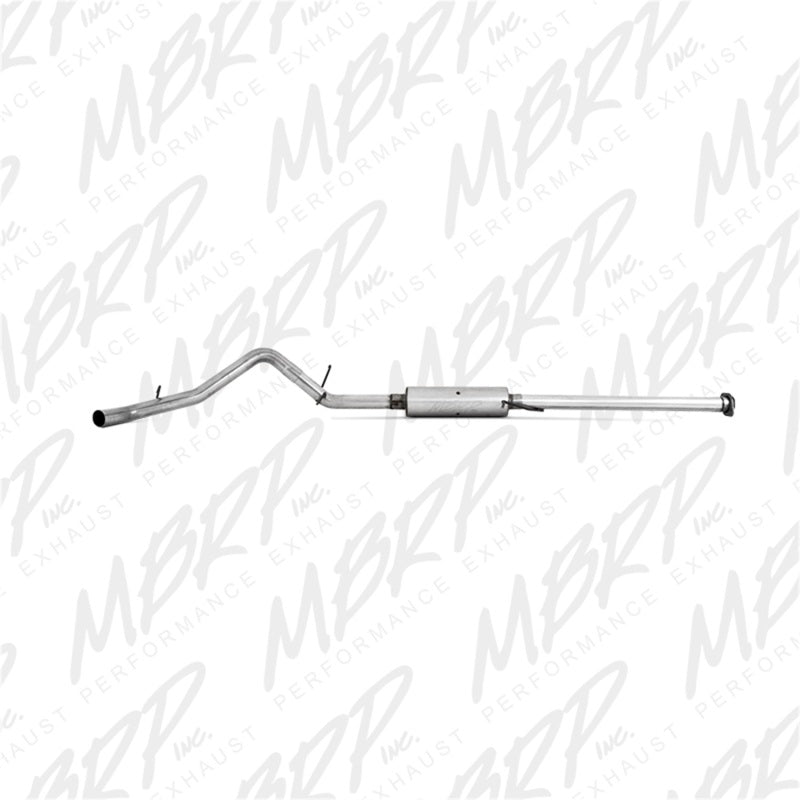 MBRP 2007-2008 Chev/GMC 1500 CC EC 6ft6in bed 4.8/5.3L 3in Cat Back Single Side AL P Series Exhaust.