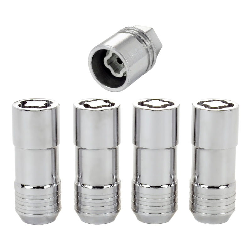 McGard Wheel Lock Nut Set - 4pk. (Cone Seat) M14X2.0 / 13/16 Hex / 2.25in. Length - Chrome.
