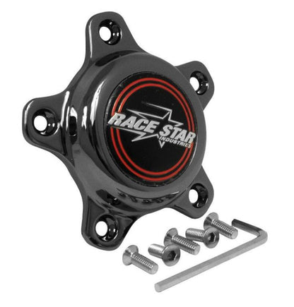 Race Star 5 Lug Cap Short Plastic Dark Star (incl. Medallion & Screws).