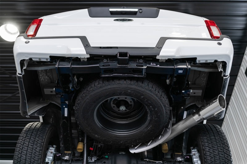 MBRP 2017+ Ford F-250/F-350 6.2L/7.3L Super/Crew Cab Single Side 4in T304 Catback Exhaust.