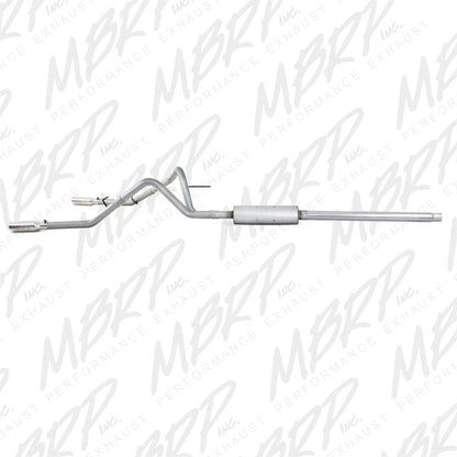 MBRP 2004-2008 Ford F150 4.6/5.4L EC/CC-SB Cat Back Dual Split Side.