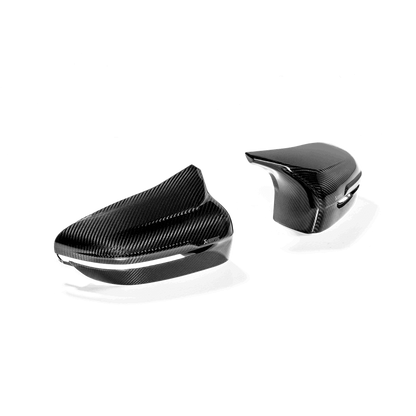Akrapovic 2018+ BMW M5 (F90) / 2020 BMW M8 (F91/F92) Carbon Fiber Mirror Cap Set - High Gloss.