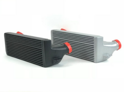 CSF 04-13 BMW 335i/xi (E90/E91/E92/E93) High Performance Stepped Core Bar/Plate Intercooler - Silver.