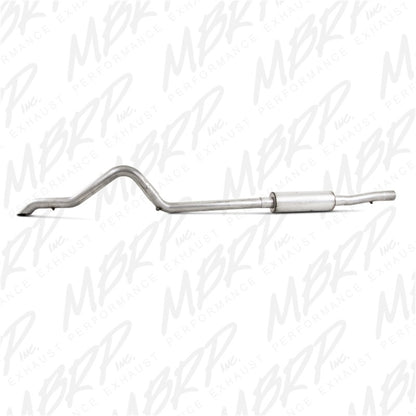 MBRP 2007-2009 Jeep Wrangler (JK) 3.8L V6 4 dr Off-Road Tail Pipe Muffler before Axle.