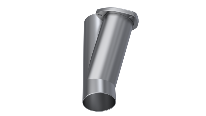 QTP 3in Weld-On QTEC Exhaust Cutout Y-Pipe.