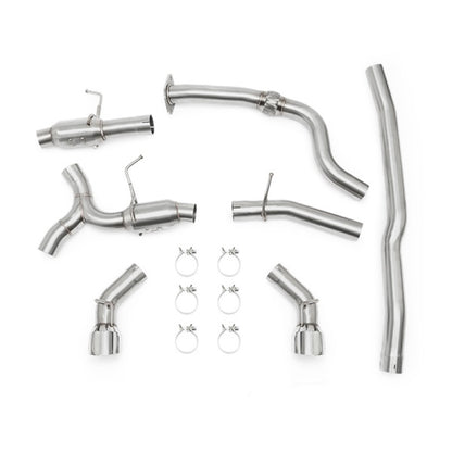 Mishimoto 2016+ Chevrolet Camaro 2.0T Dual Polished Tip Cat-Back Exhaust.