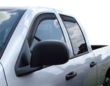AVS 06-08 Dodge RAM 1500 Mega Cab Ventvisor In-Channel Front & Rear Window Deflectors 4pc - Smoke.
