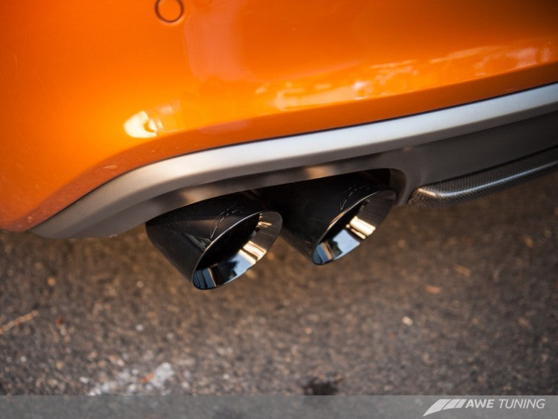 AWE Tuning Audi B8.5 S5 3.0T Track Edition Exhaust - Diamond Black Tips (102mm).