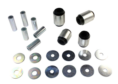 Whiteline Plus 02-09 Lexus GX470 / 06+ Toyota FJ Cruiser Fr C/A - Lwr Inner Front & Rear Bushing Kit.