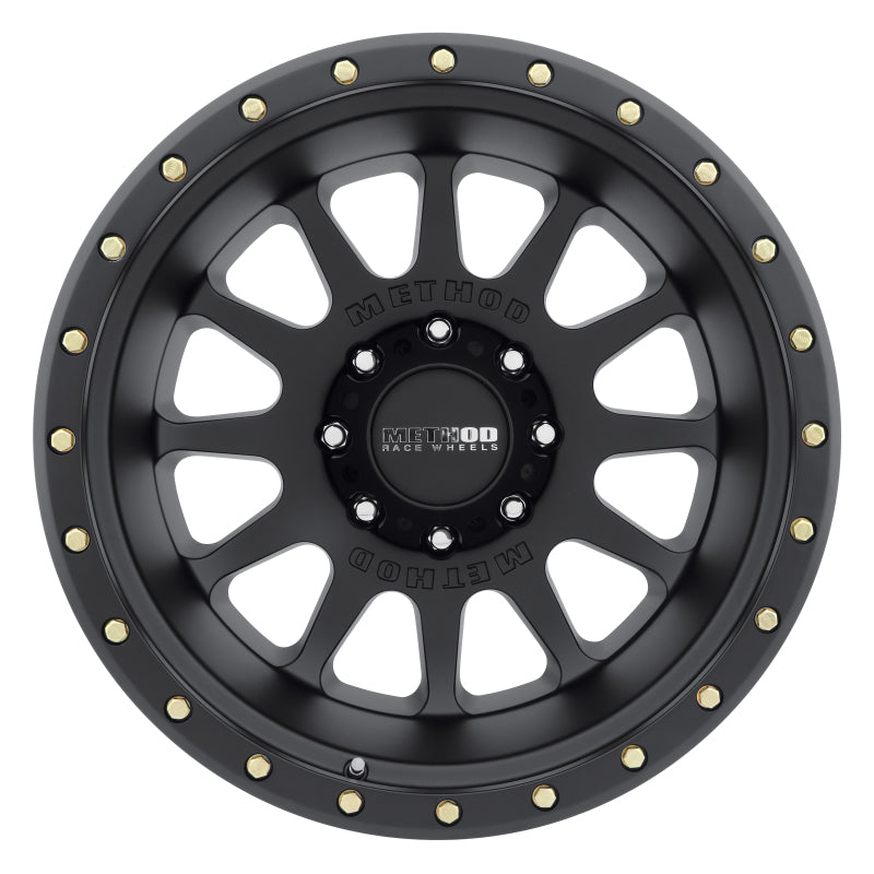 Method MR605 NV 20x9 -12mm Offset 8x170 124.9mm CB Matte Black Wheel.