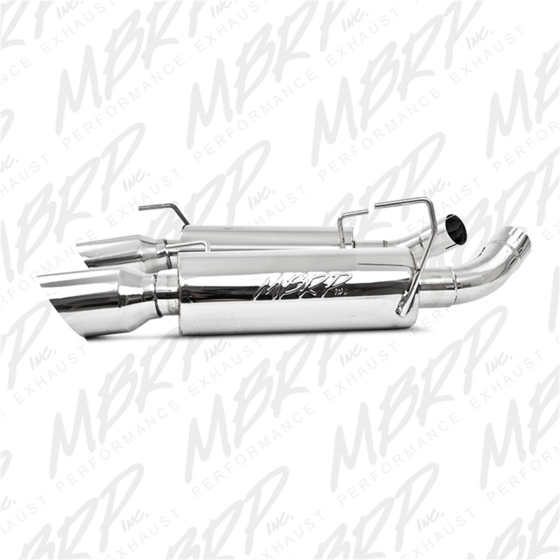 MBRP 05-10 Ford Mustang GT 5.0/Shelby GT500 Dual Mufflers Axle Back Split Rear T304.