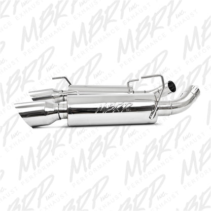 MBRP 05-10 Ford Mustang GT 5.0/Shelby GT500 Dual Mufflers Axle Back Split Rear T304.