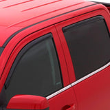 AVS 16-18 Mazda 2 Ventvisor In-Channel Front & Rear Window Deflectors 4pc - Smoke.